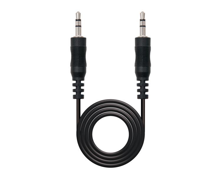 Nanocable Cable Adaptador Audio USB-C a Jack 3.5 Negro/Gris 11cm